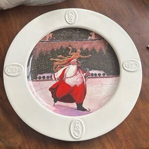Numbered 1995 Saks fifth Avenue Holiday plate